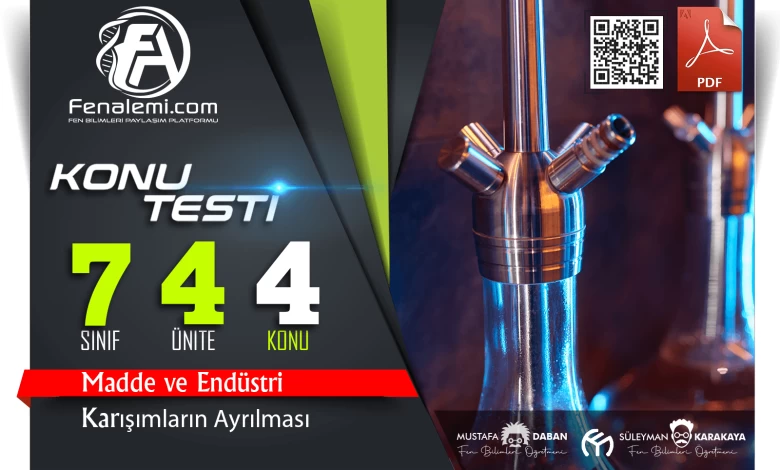karisimlarin ayrilmasi