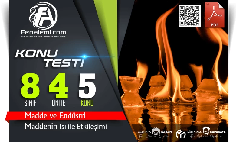 madde ve isi d