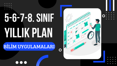 5-6-7-8. Sınıf Bilim Uygulamaları Yıllık Planlar 2022-2023